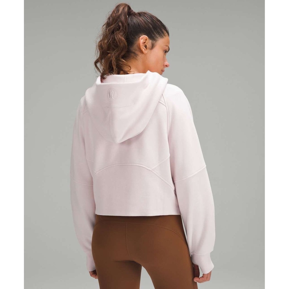 Lululemon Scuba Oversized Half-Zip Hoodie light Pink XS/S W3DM4S